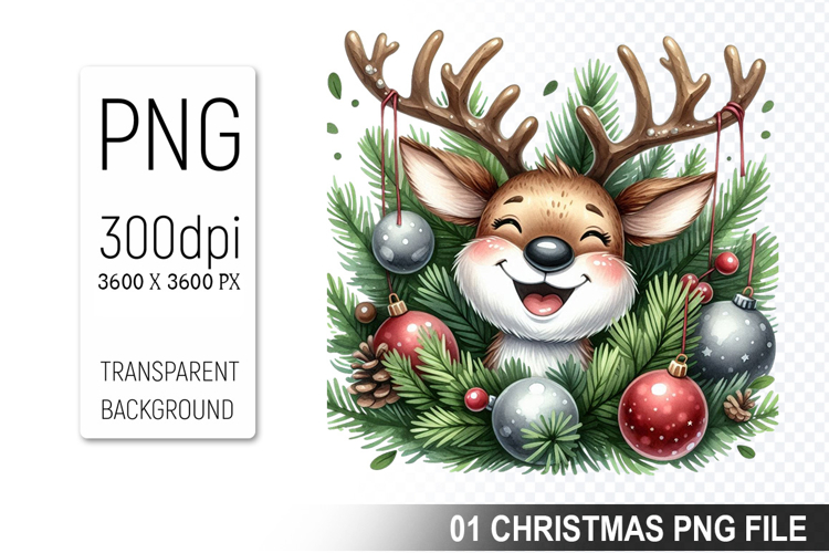 Reindeer Clipart Image 24