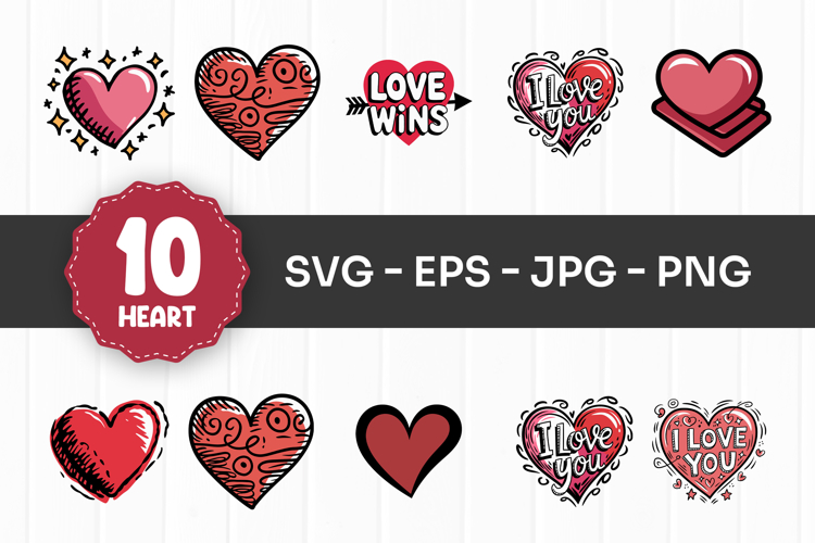 Transparent heart clipart PNG Image 5