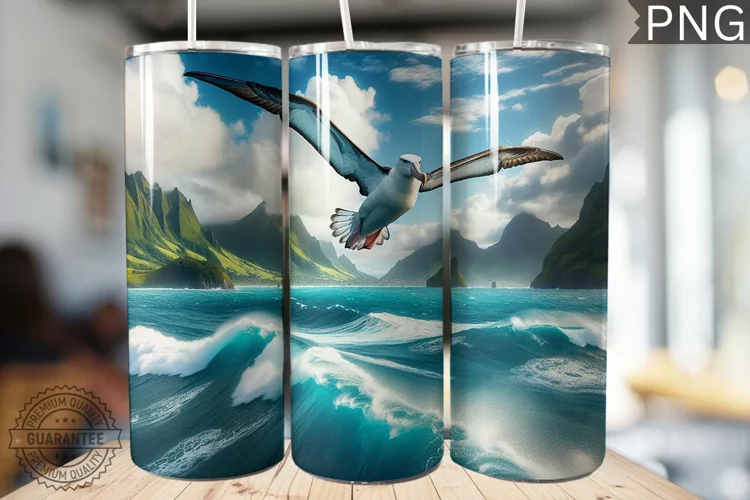 Albatross Tumbler Wrap - Albatross Tumbler Design