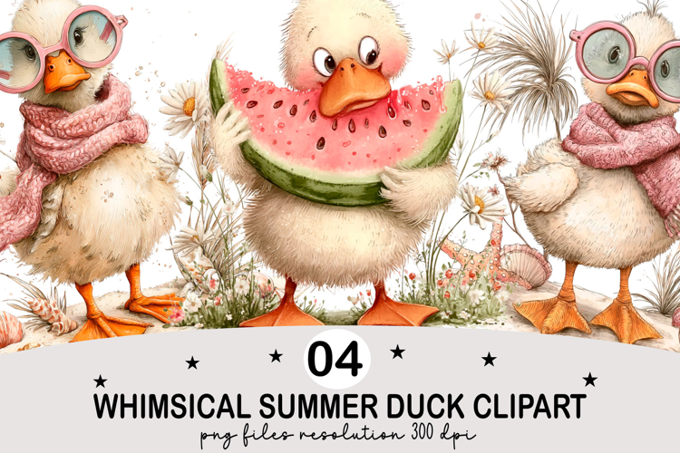 Cute Duck Clipart Image 15
