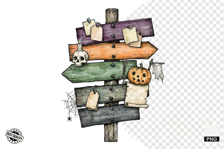 Halloween Autumn Signspots PNG