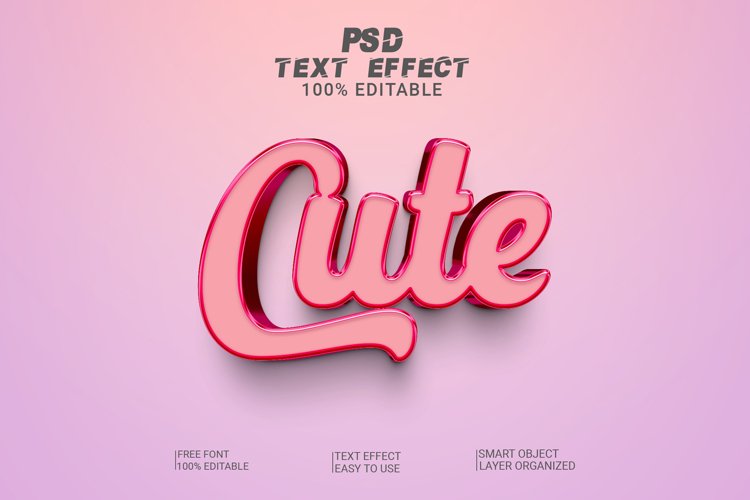 Cute 3d Editable Text Effect Style (2478190)