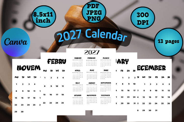 2027 Calendar 2