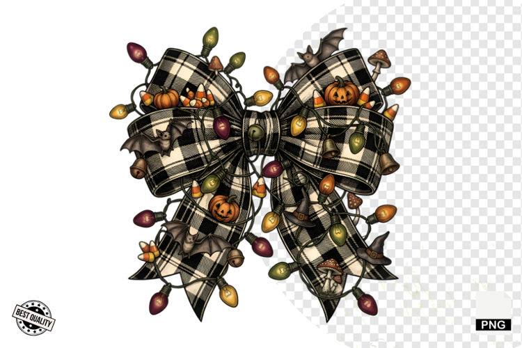 Halloween Bows & Lights Clipart