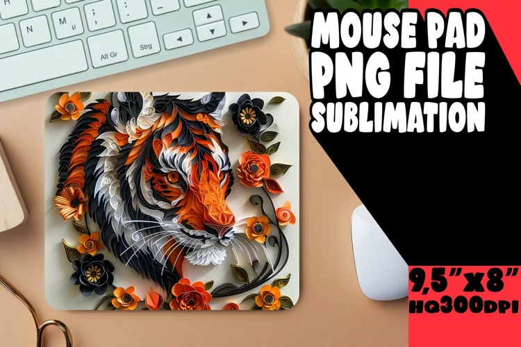 Feline Fantasy 3D Mouse Pad - Cat Lover