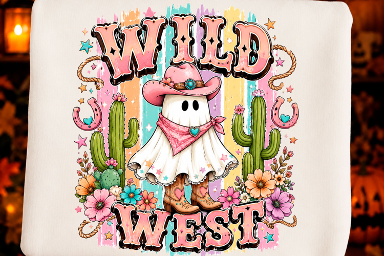 Wild West Cowgirl Ghost PNG