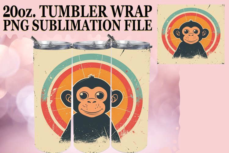 Old-School Animal Wrap Sublimation 20oz