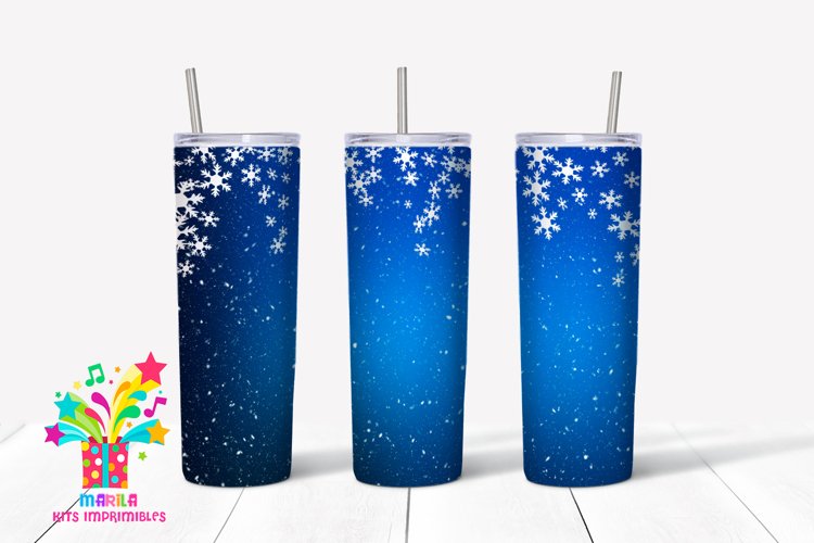 Merry Christmas Skinny tumbler Sublimation #16