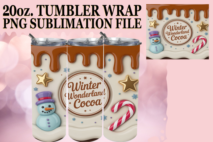 Christmas Tumbler Wrap Image 11