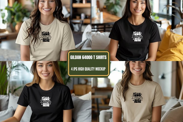 White Tshirt Mockup Image 15