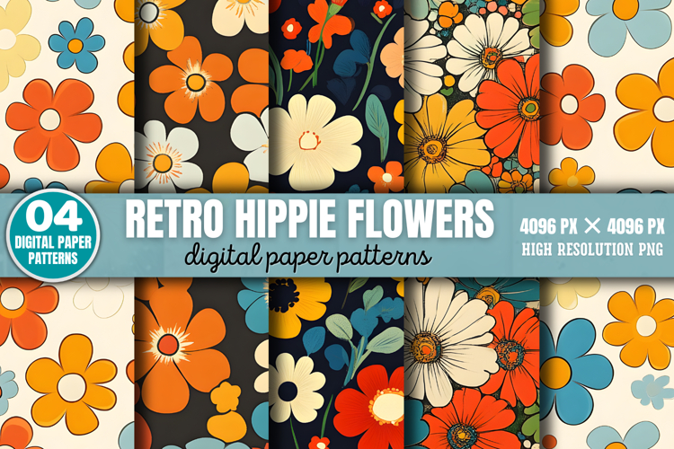 70s Hippie Background Image 13