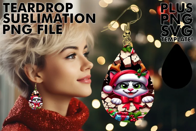 Teardrop Earring Sublimation Explorations