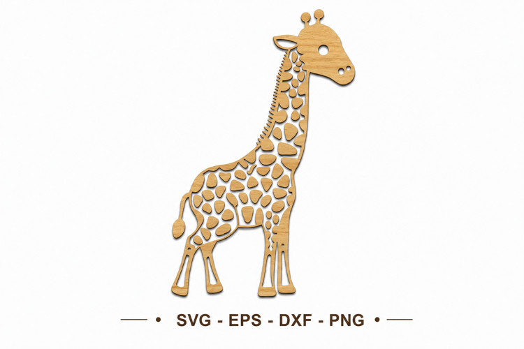 Giraffe Laser Cut File SVG