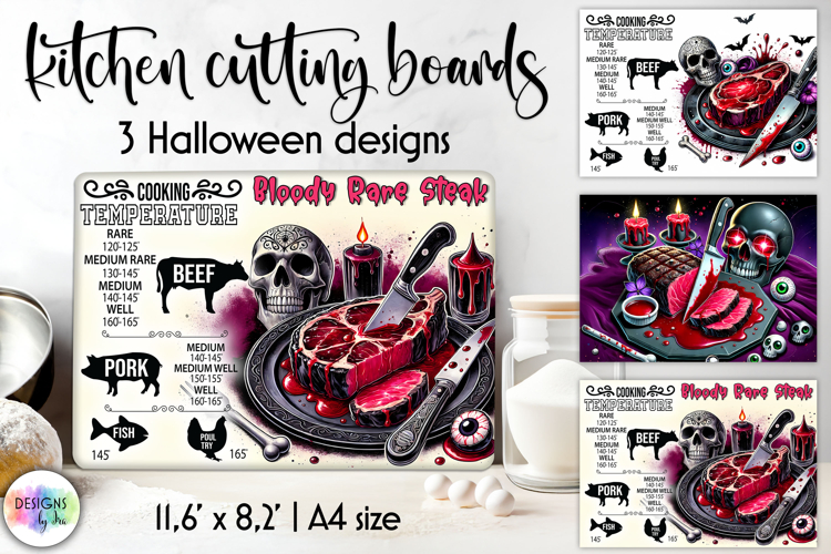 Halloween Cutting Boards Designs, Kitchen Conversion Charts