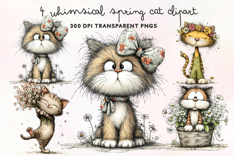 Cute Cat Clipart  Image 3