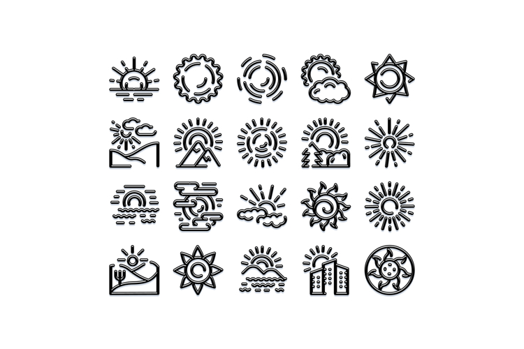 Sun Icon Image 19