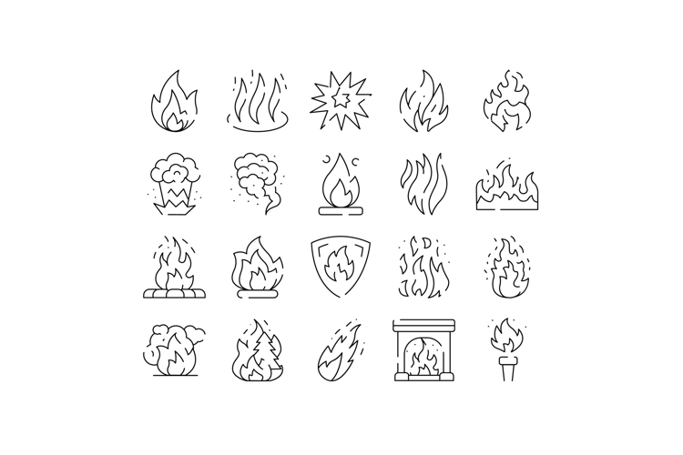 Flame Vector Image 11