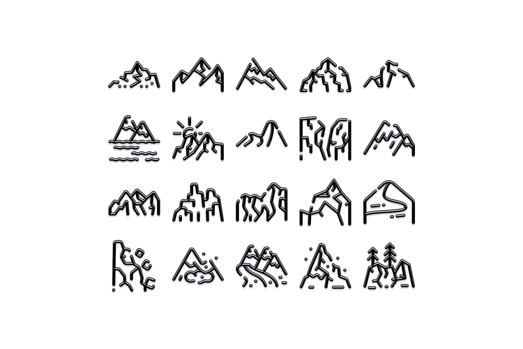 Mountain Vector Image 12
