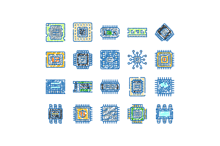 Processor microchip digital electronic hardware technology i