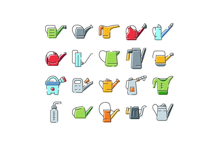 Watering can garden tools and accessories collecting water