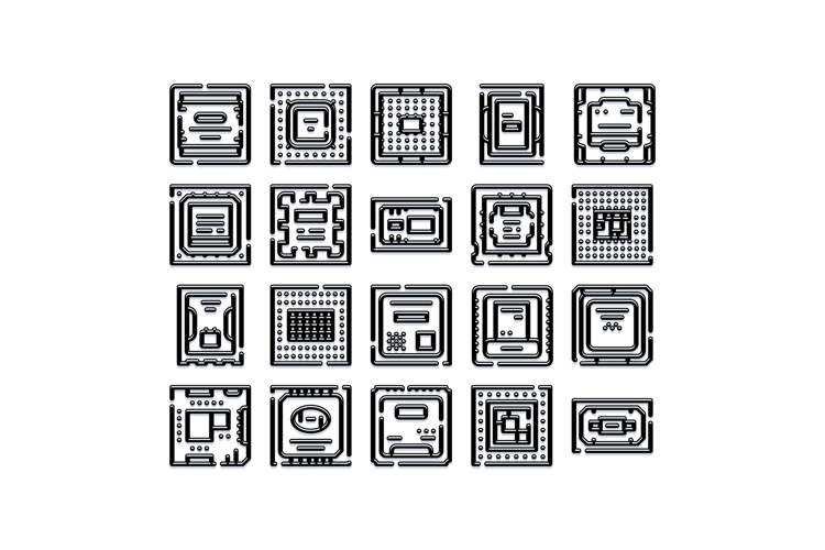 Computer processor microchip central processing unit technol