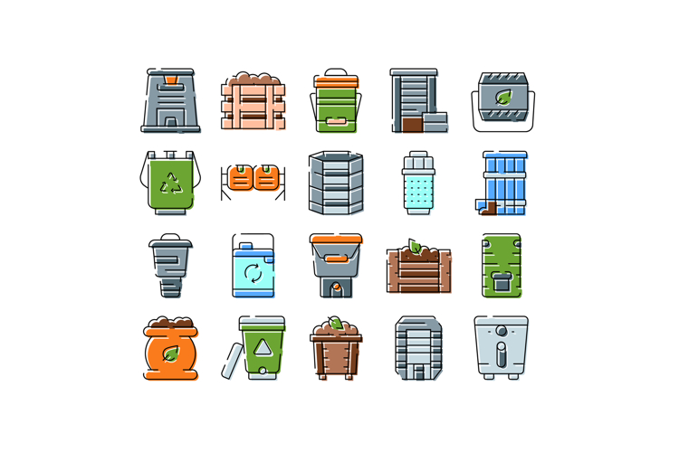 Compost bin collection improving organic waste recycling