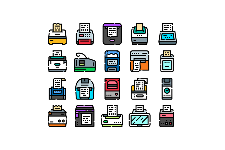 Receipt printer and pos terminal machines collection