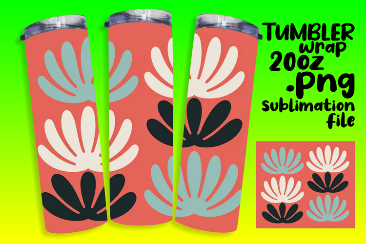GREAT GIFT: 20oz Tumbler Design , Flowers