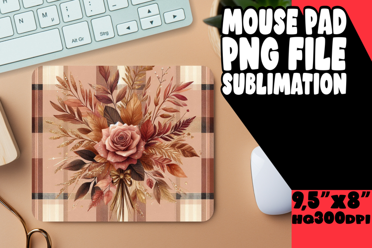 Bright Desk Pad Designs for Gifts, Autumn Flower