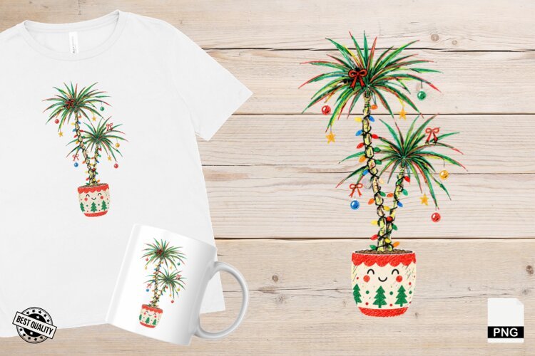 Christmas Houseplants PNG example image 1