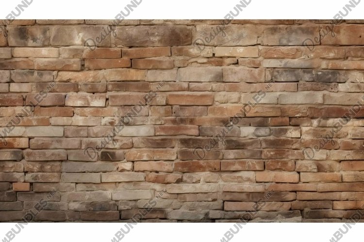 weathered light brown brick wall example image 1