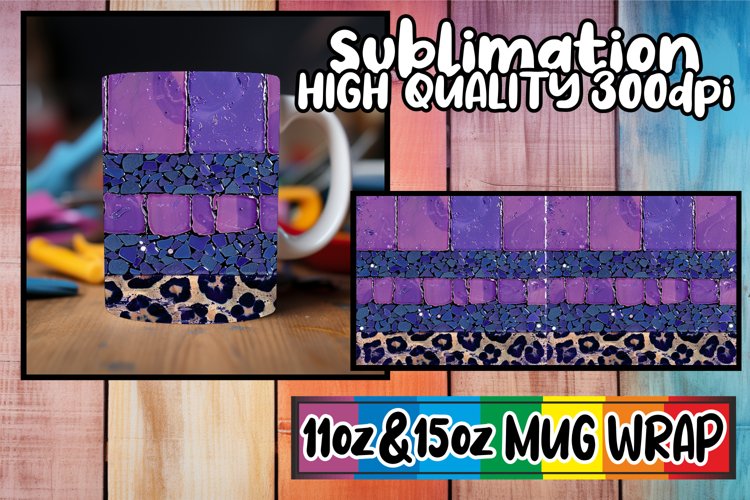 Shimmering Leopard   Blossom Brilliance Mug Wraps Chic