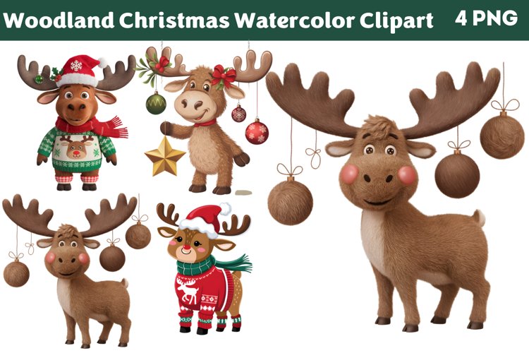 Boho Christmas Clipart Image 23