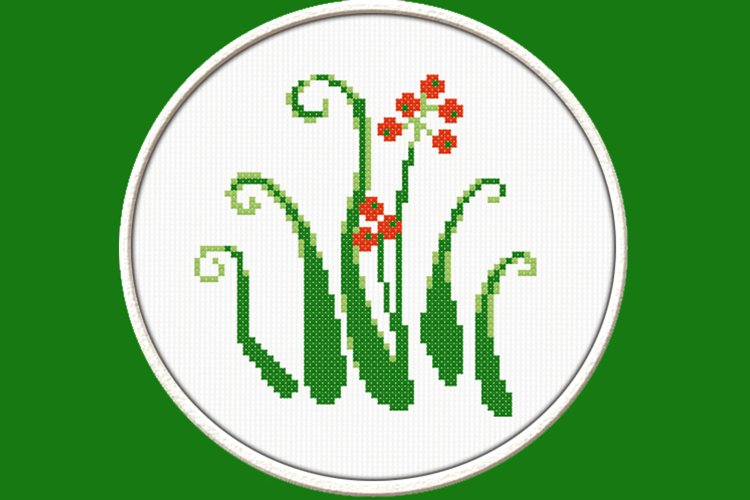 Red Berries - PDF Cross Stitch Pattern