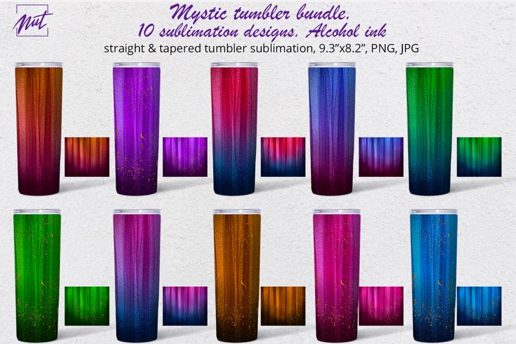 Tumbler sublimation | Tumbler design ideas|Mystical example image 1