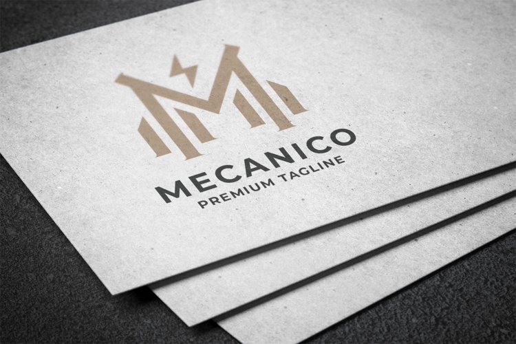 Mecanico Letter M Logo example image 1