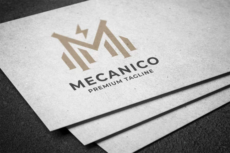Mecanico Letter M Logo