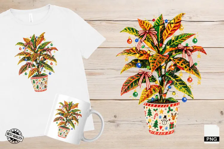 Christmas Houseplants PNG