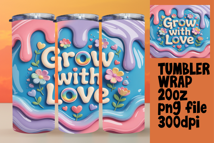 EXQUISITE 20oz Tumbler PNG Template , Girl Quote