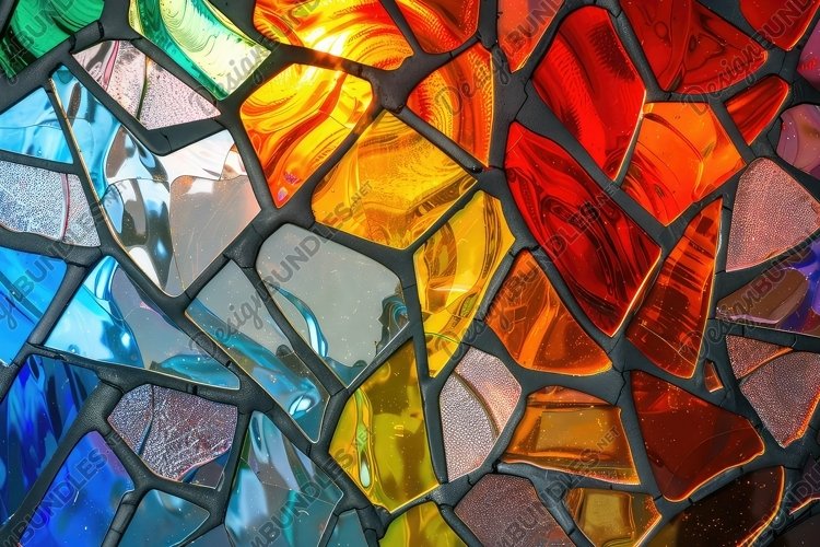 Stained Glass Texture Image 5