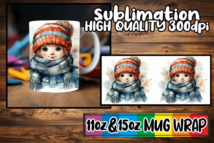 Savoring Retro Magic: Sublimation Mug Wrap