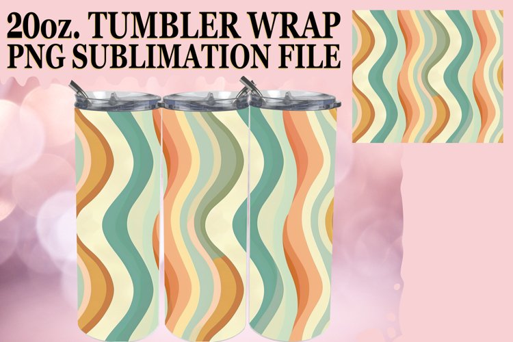 Whimsical Bloom Bonanza Tumbler Wrap, Colorful Fantasy
