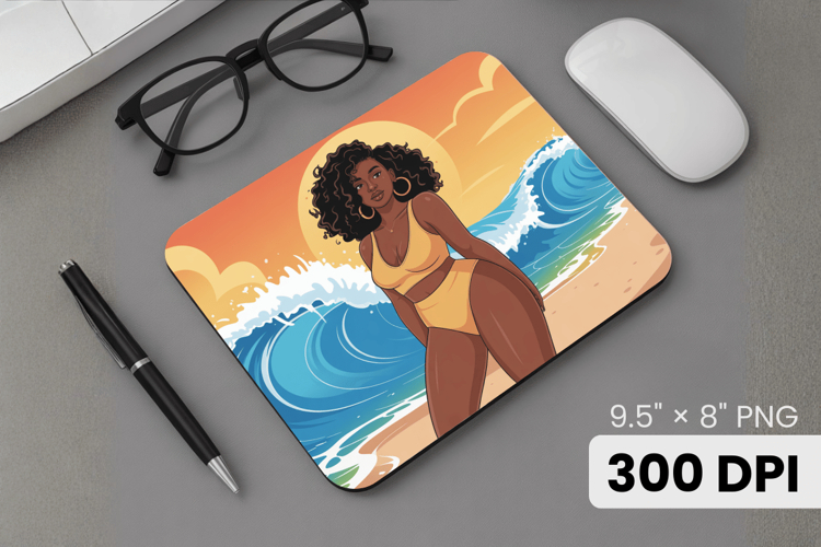 Black Girl Afro Png Image 5