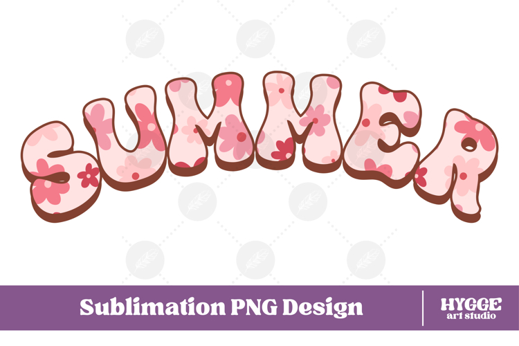 Floral Summer Png Retro Flowers Sublimation Daisy Daisies