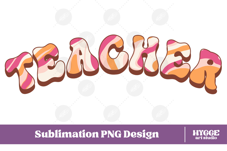 teacher Png Retro school kids Sublimation