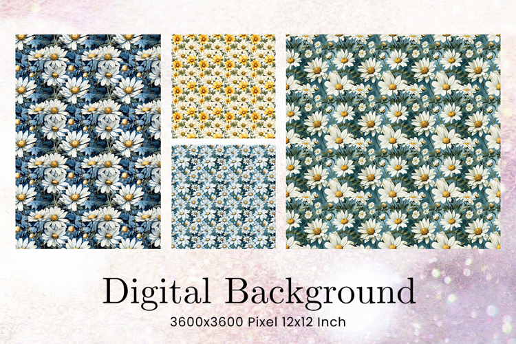 Flower Pattern Background Wallpaper Digital Paper_168