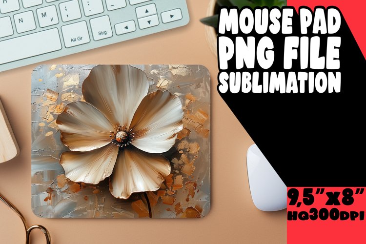Springtime Serenade: 3D Mouse Pad Designs Design PNG