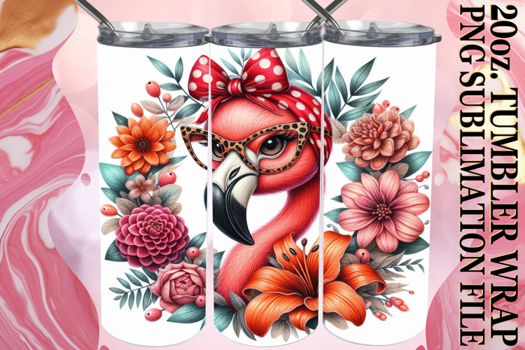 PRESENT OF LOVE 20oz TUMBLER WRAP, Cute Animals