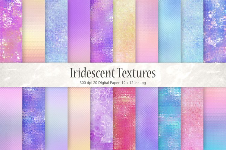 Iridescent and Foil Textures