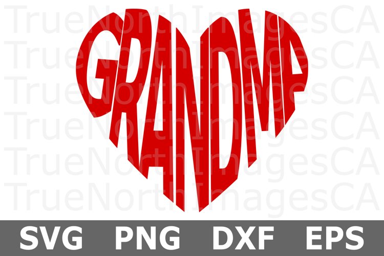 Grandma Heart - A family SVG Cut File (261966) | Cut Files | Design Bundles